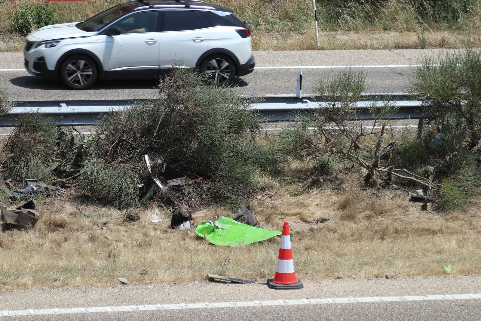 Lugar del accidente mortal de Diogo Jota y su hermano André