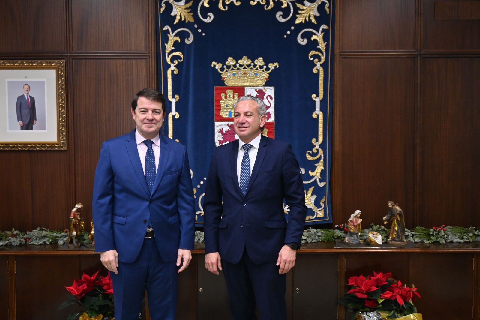 Encuentro de Mañueco con el delegado del Gobierno