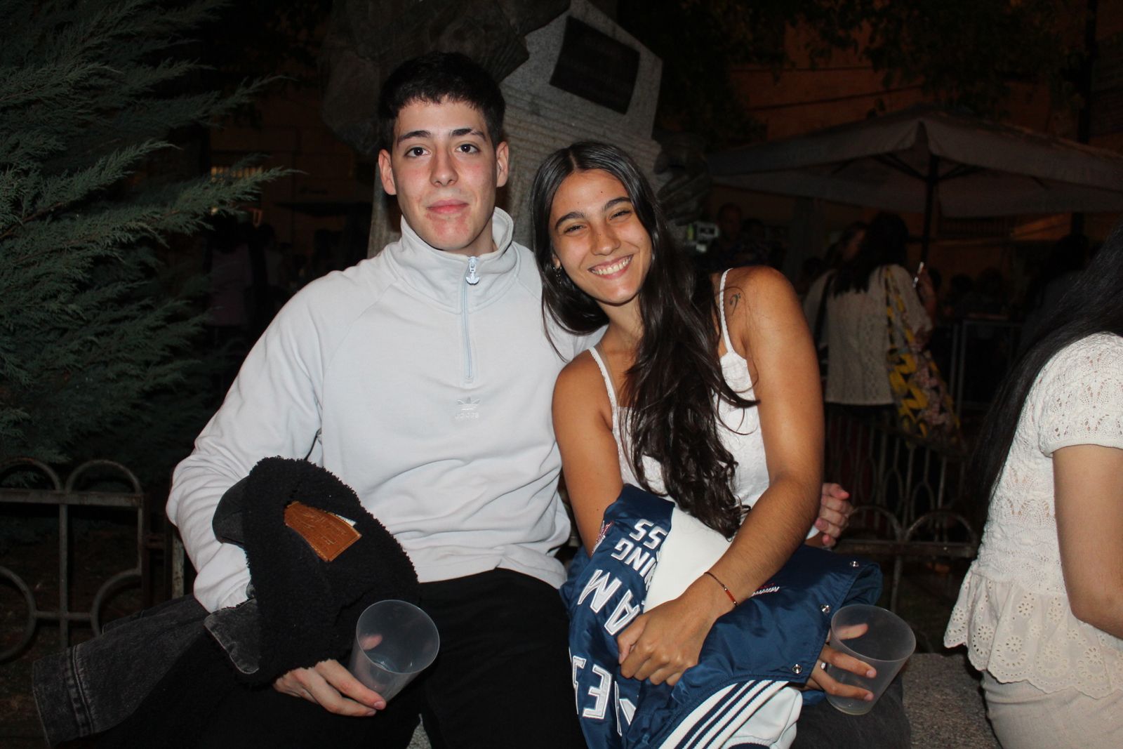 Ambiente en la Feria de Día en la tarde de este