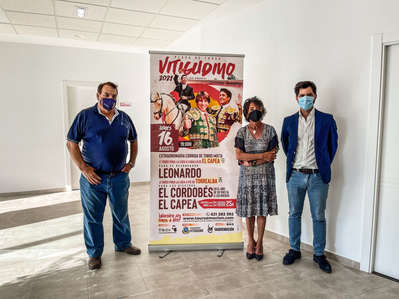 Presentación del festejo taurino en Vitigudino. Foto: Tauroemoción.