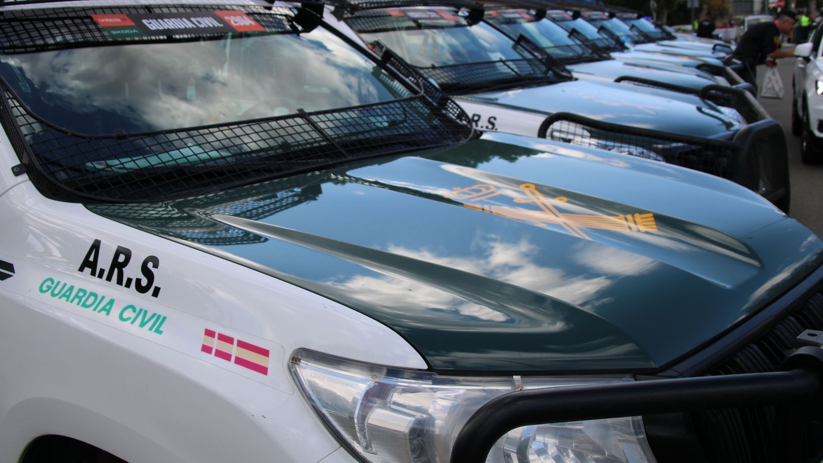 Así es el dispositivo de seguridad de la Guardia Civil en una etapa de La Vuelta