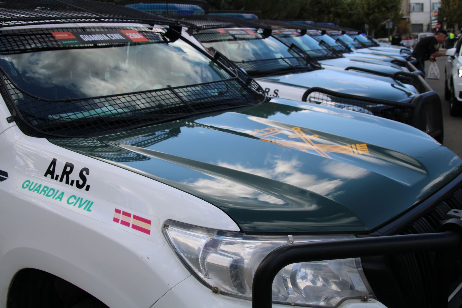 Así es el dispositivo de seguridad de la Guardia Civil en una etapa de La Vuelta