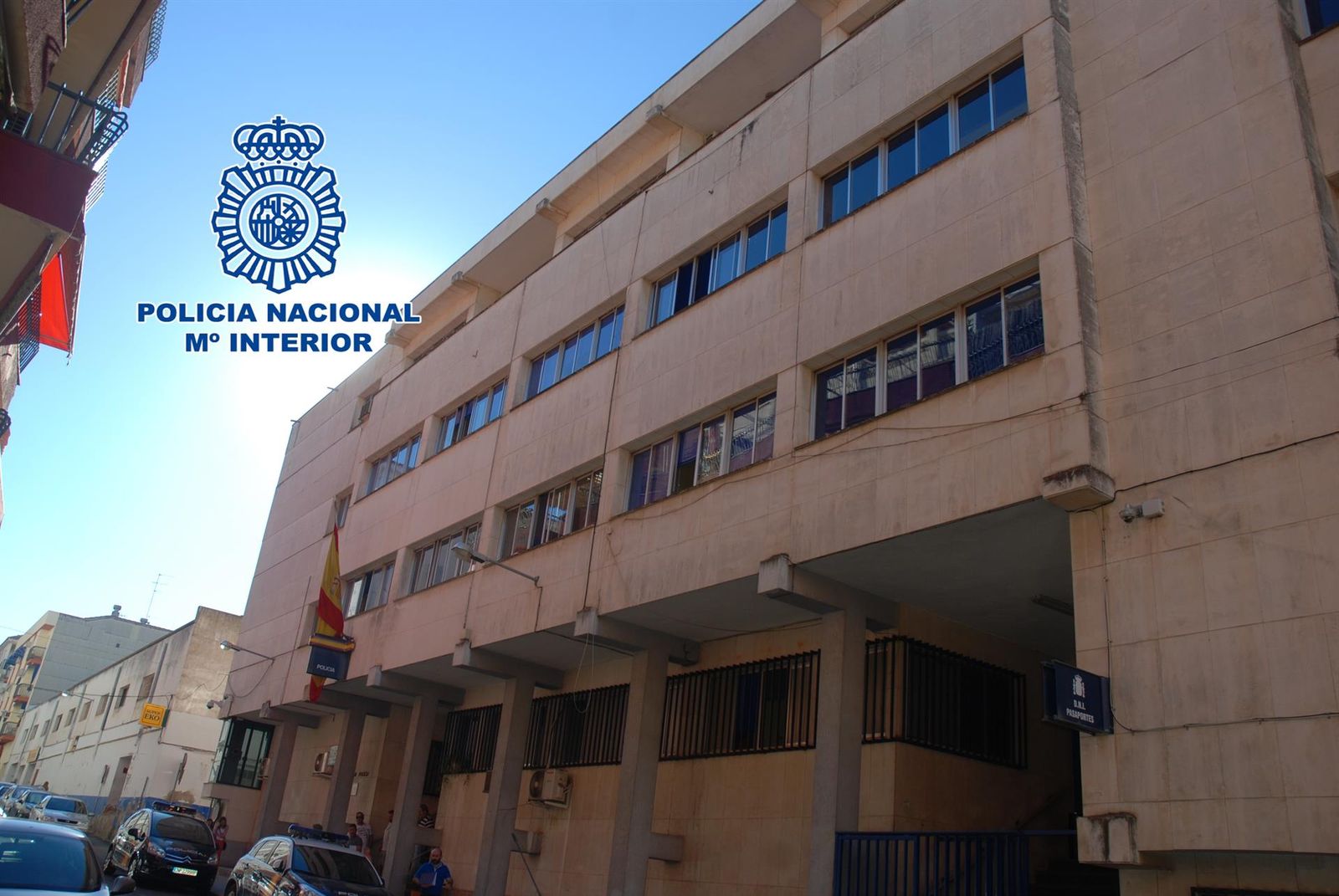 Comisaría de la Policía Nacional de Linares donde prestaban servicios los dos policías detenidos