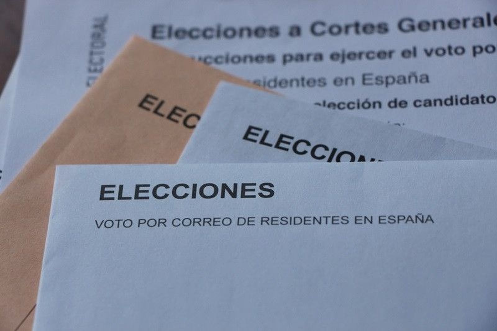 Voto por correo para las elecciones generales. Foto de archivo