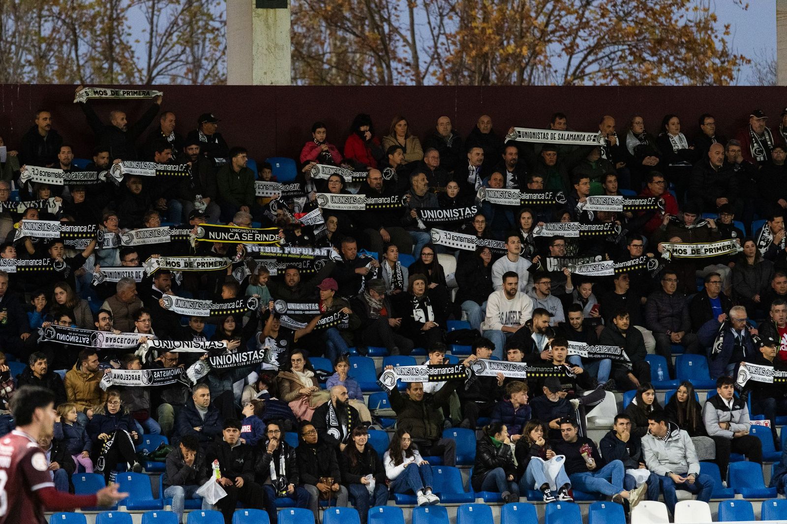 Partido entre Unionistas y Pontevedra en el Reina Sofía