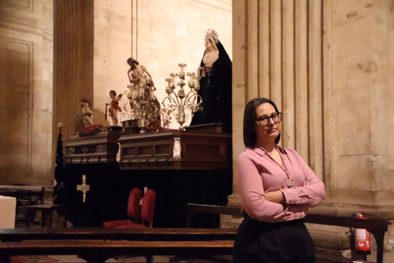 Mayte Sáez, hermana mayor de Jesús Flagelado.