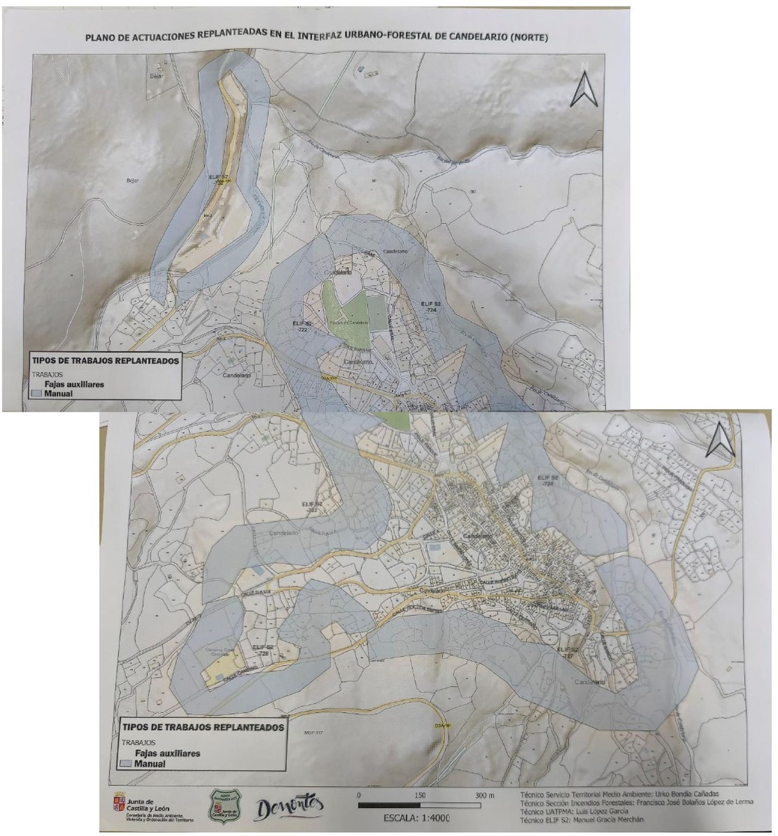 Anillo contra incendios en Candelario