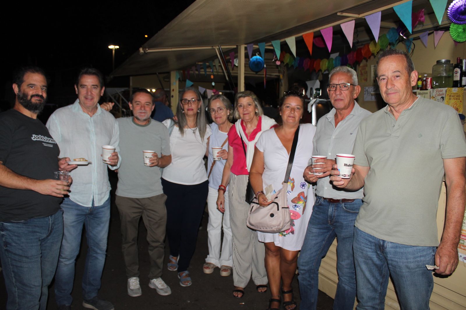 Ambiente en la Feria de Día en la tarde de este lunes
