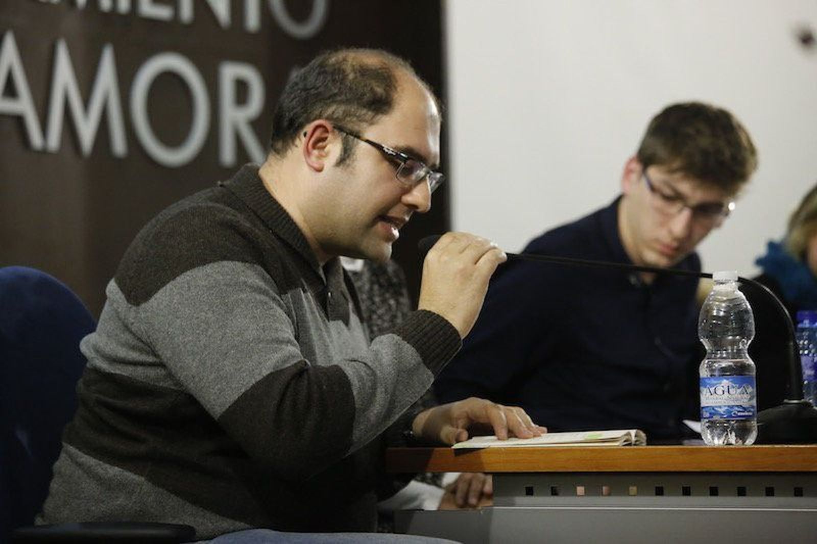 Rafael Ángel García Lozano presenta 'El tiempo purgante' en Miranda do Douro