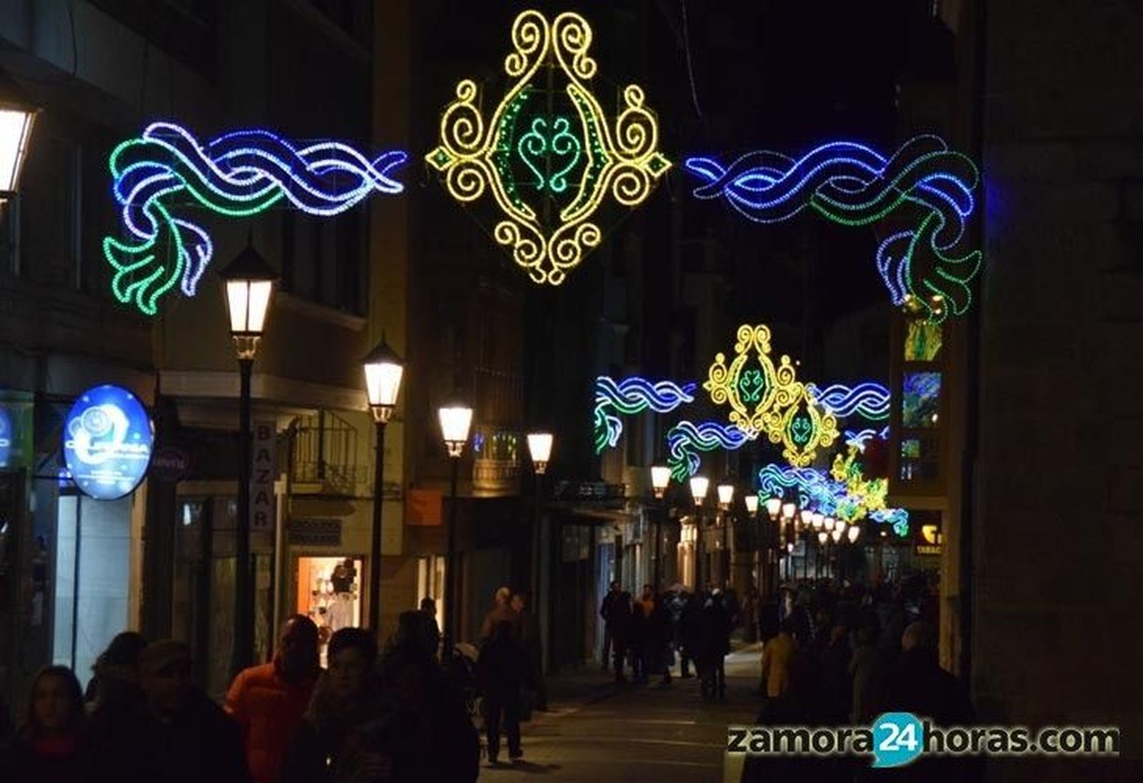 Iluminación navideña en Zamora