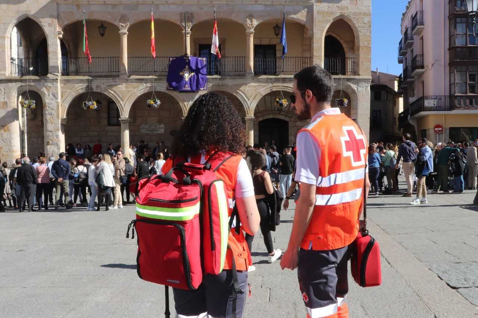 Dispositivo de Cruz Roja en Semana Santa