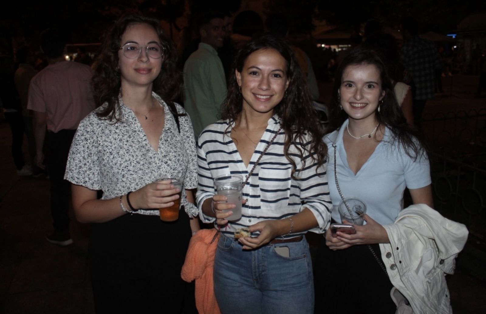 Ambiente en la Feria de Día en la tarde de este