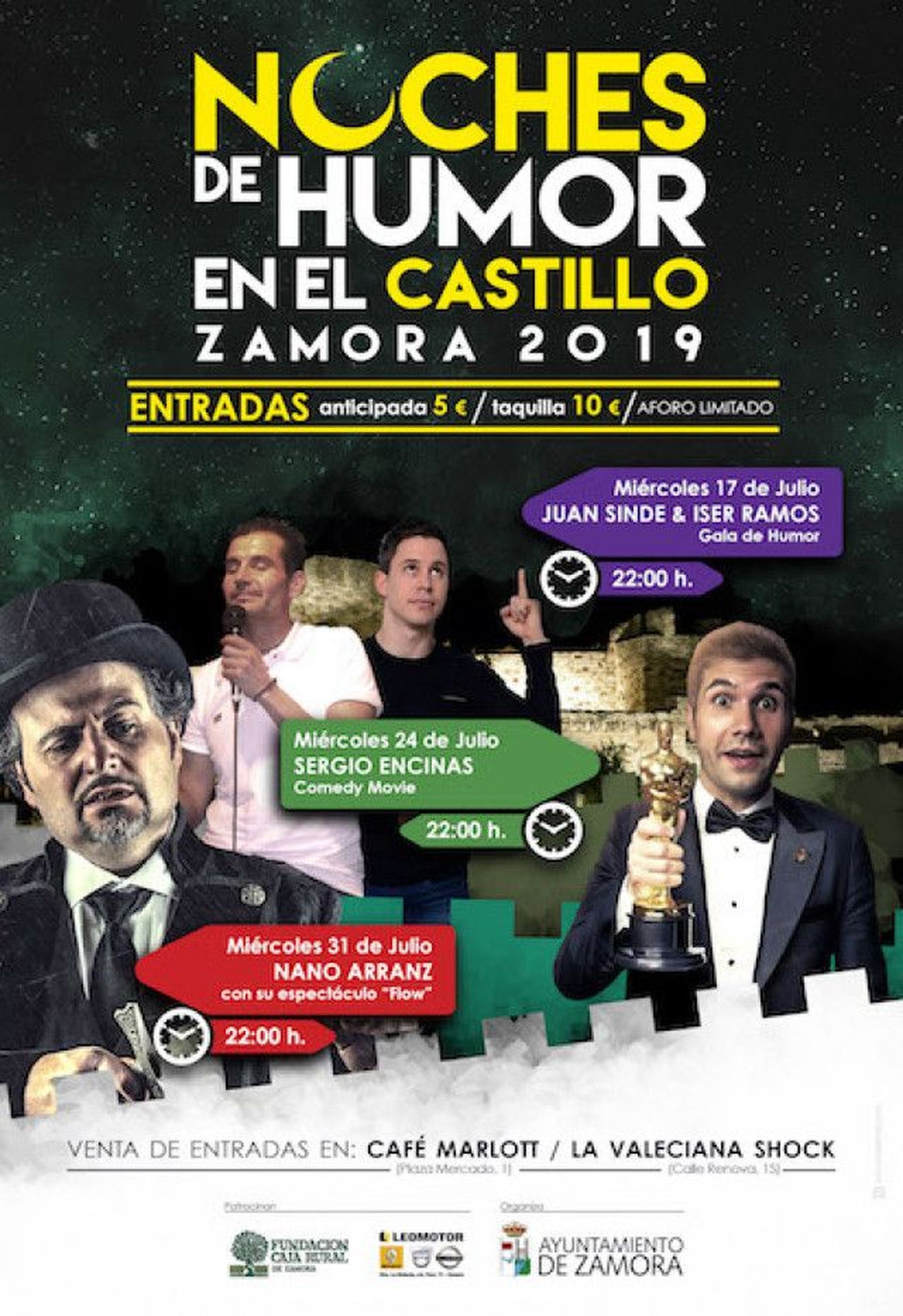 CartelNochesdeHumorenelCastillo2019