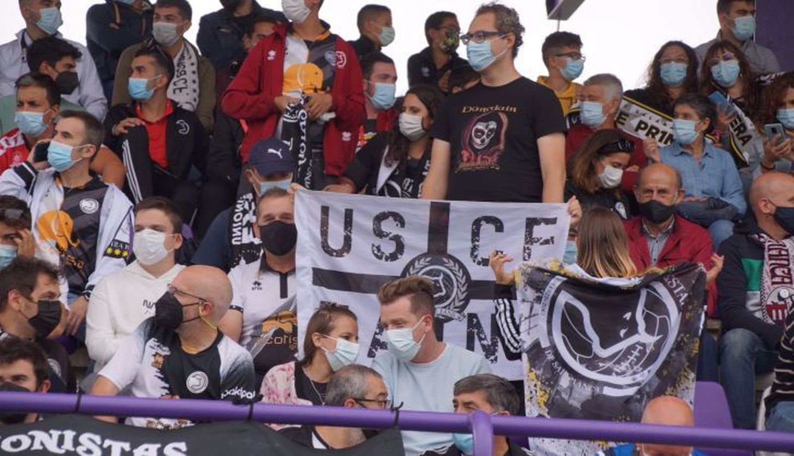 Aficionados de Unionistas en Valladolid / FOTO SALAMANCA24HORAS.COM