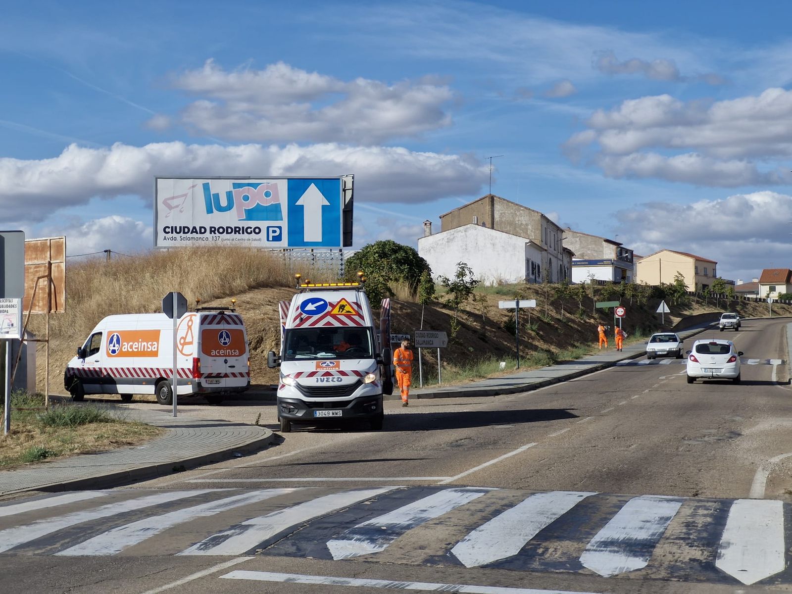 Renovación de señalización en la antigua travesía de la N620 en Ciudad Rodrigo