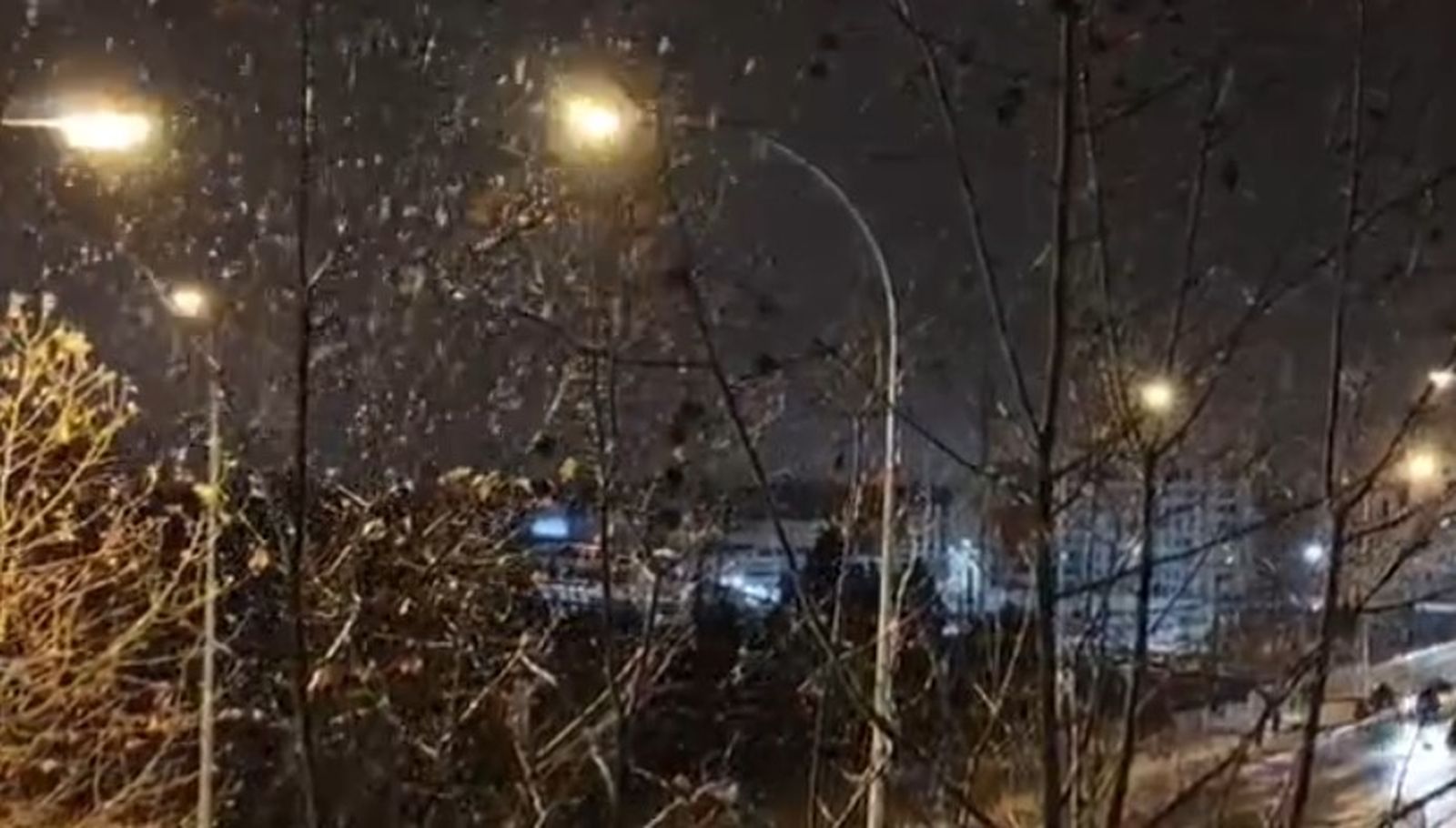 Nieva en Salamanca capital