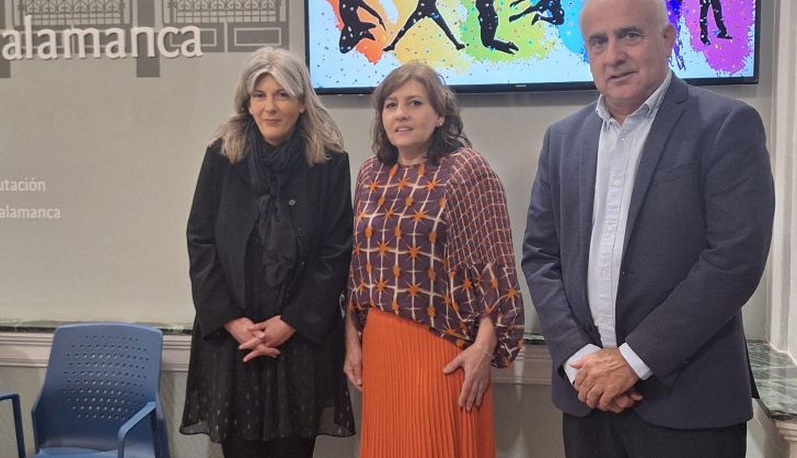 Eva Picado, Dori Ginés y Jesús María Ortíz 
