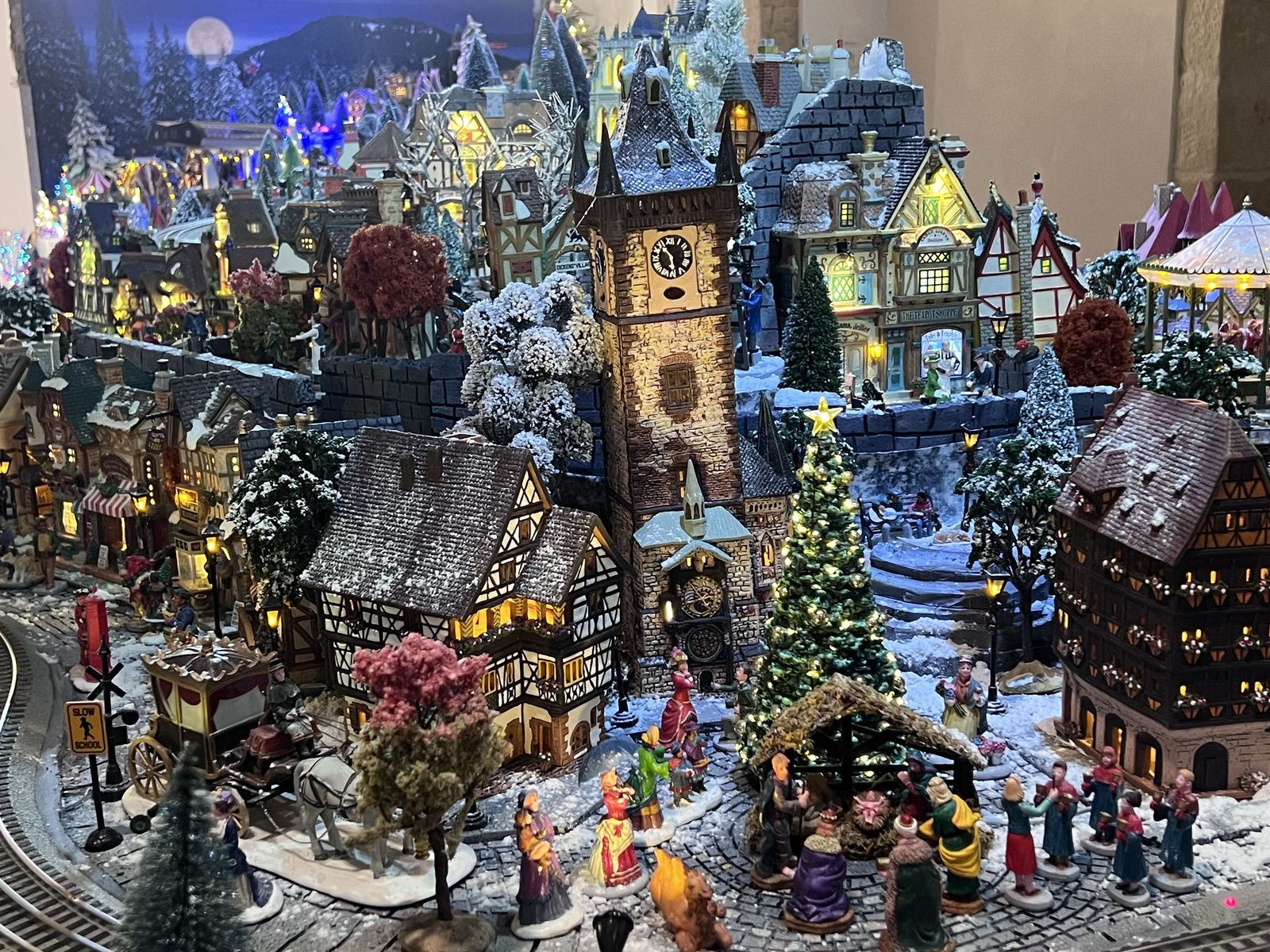 Ciudad de Navidad en la Torre de los Anaya