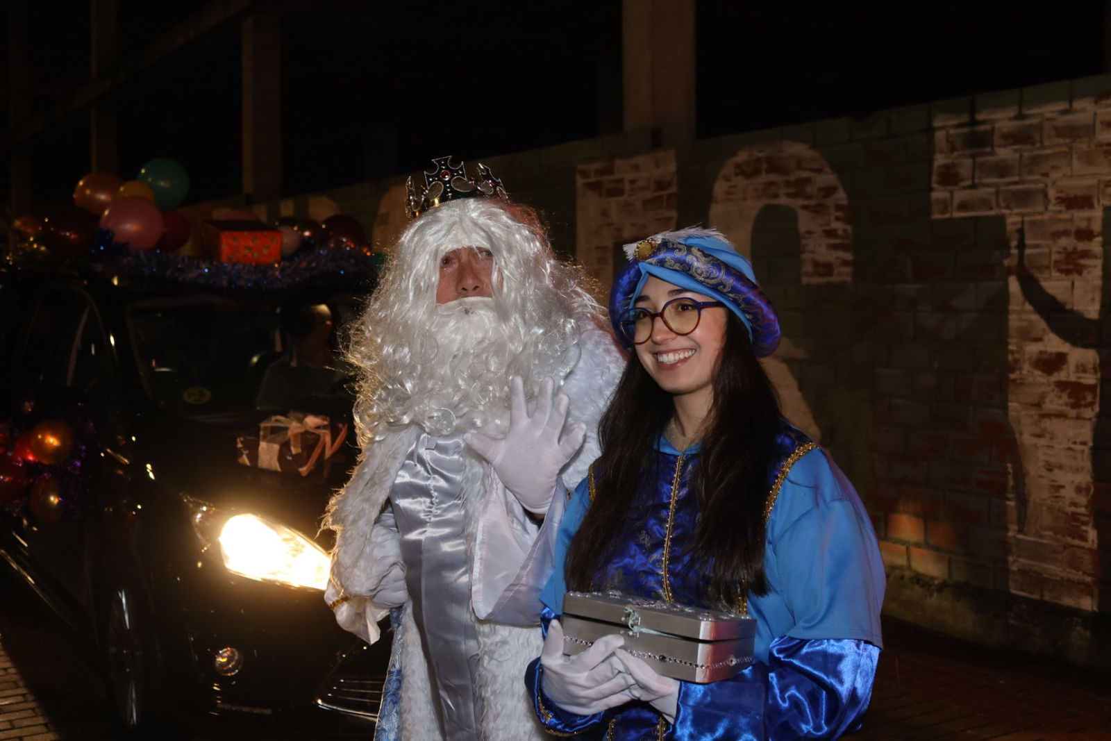 Pasacalles navideño en el barrio de El Zurguén