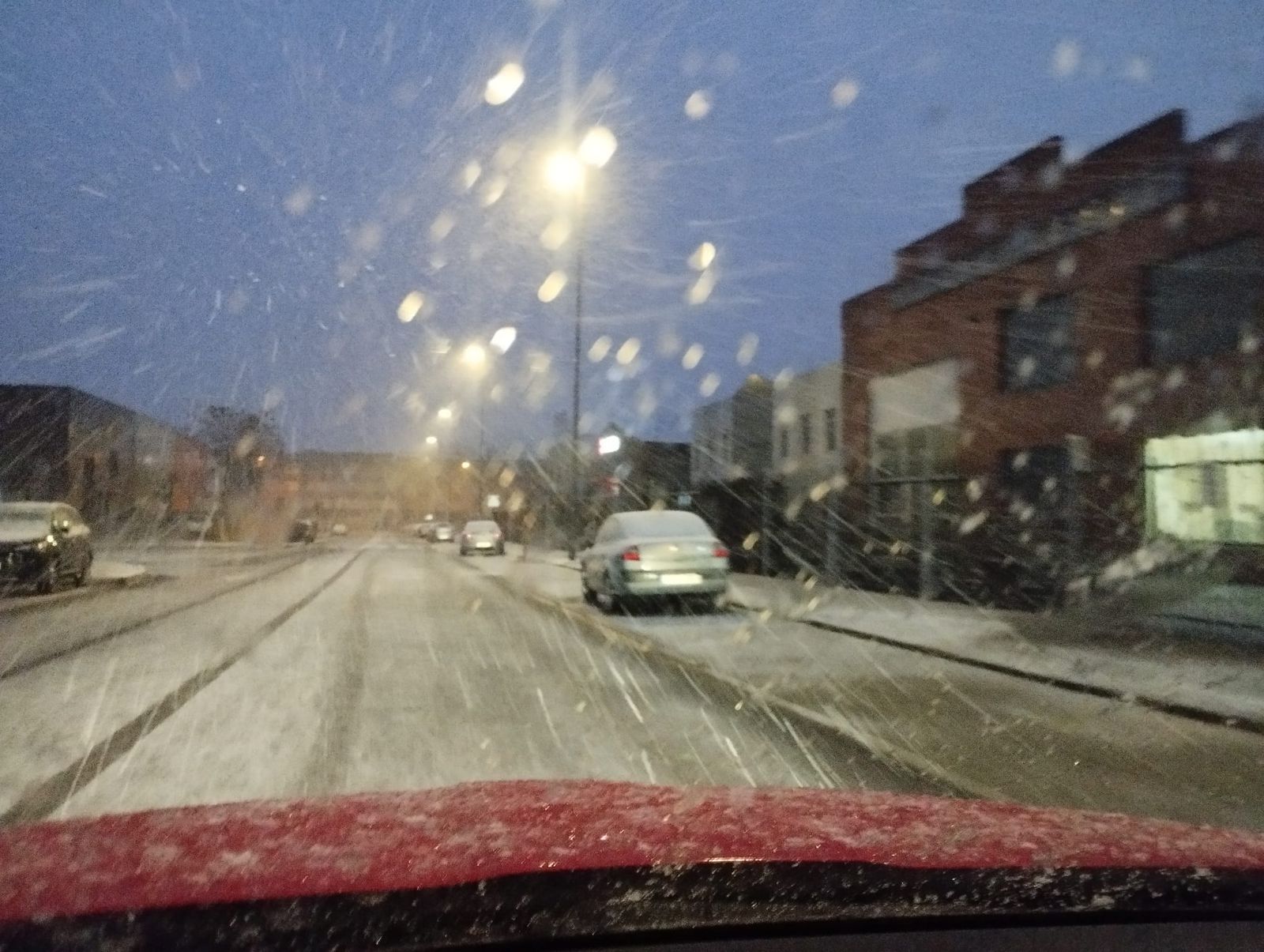 Nieve en Zamora capital este miércoles