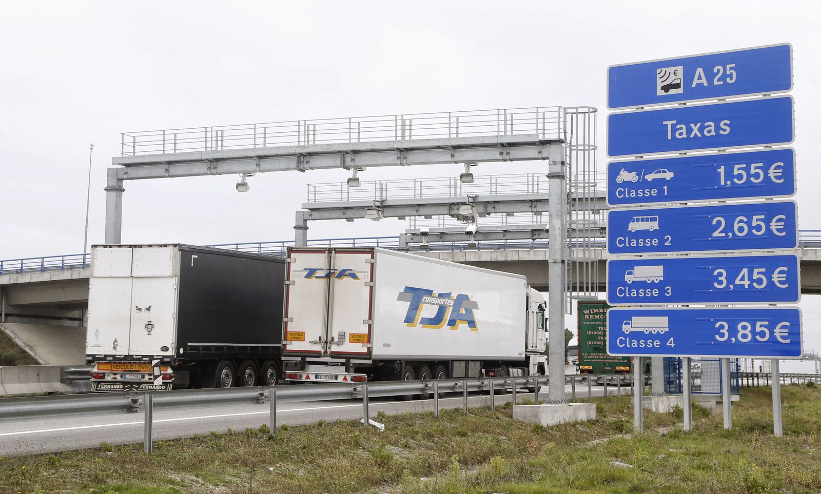 Peajes en las autovías de Portugal, una realidad que podría darse en España a finales de 2023. Foto ICAL.