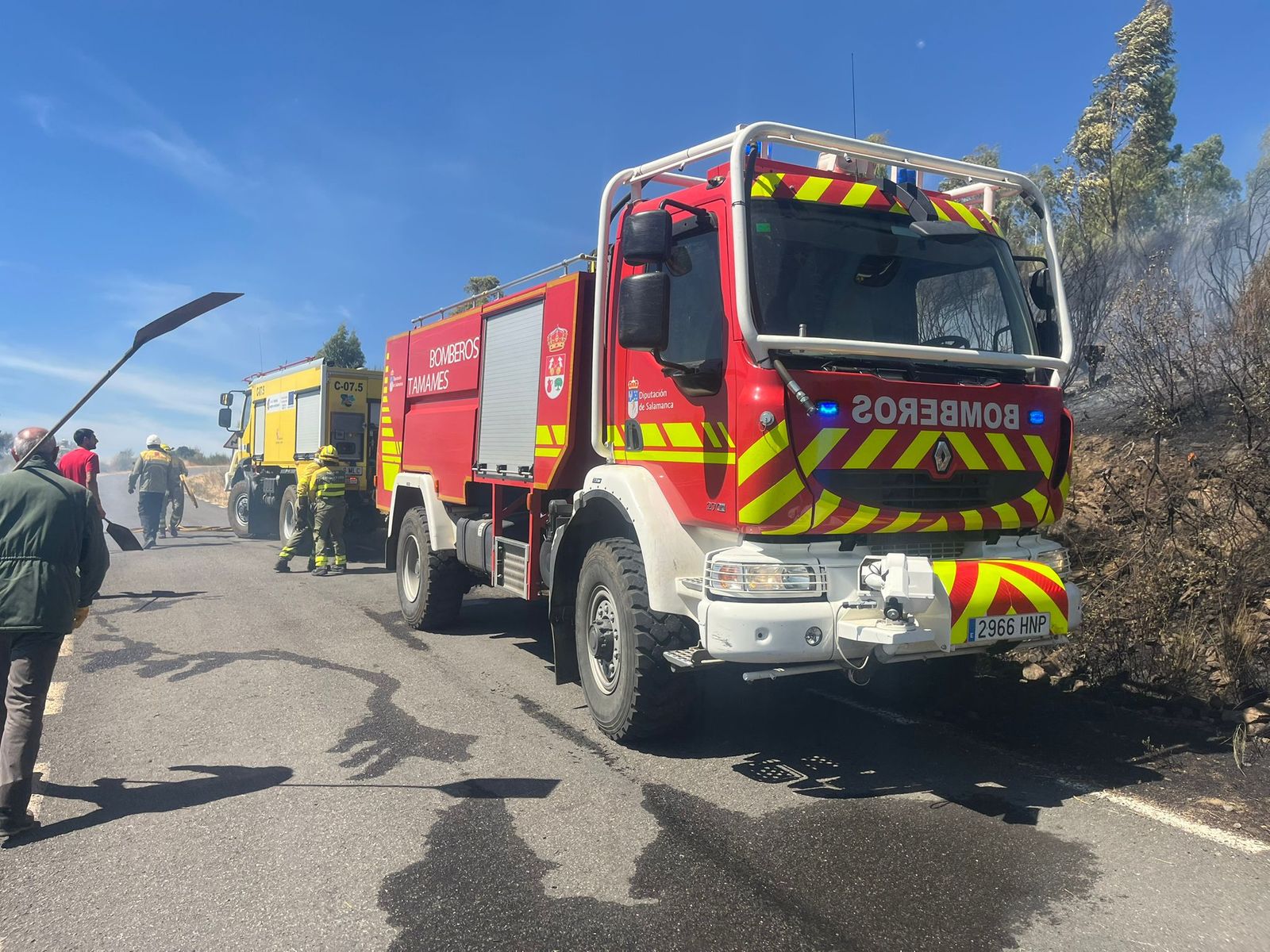 Incendio en Garcibuey