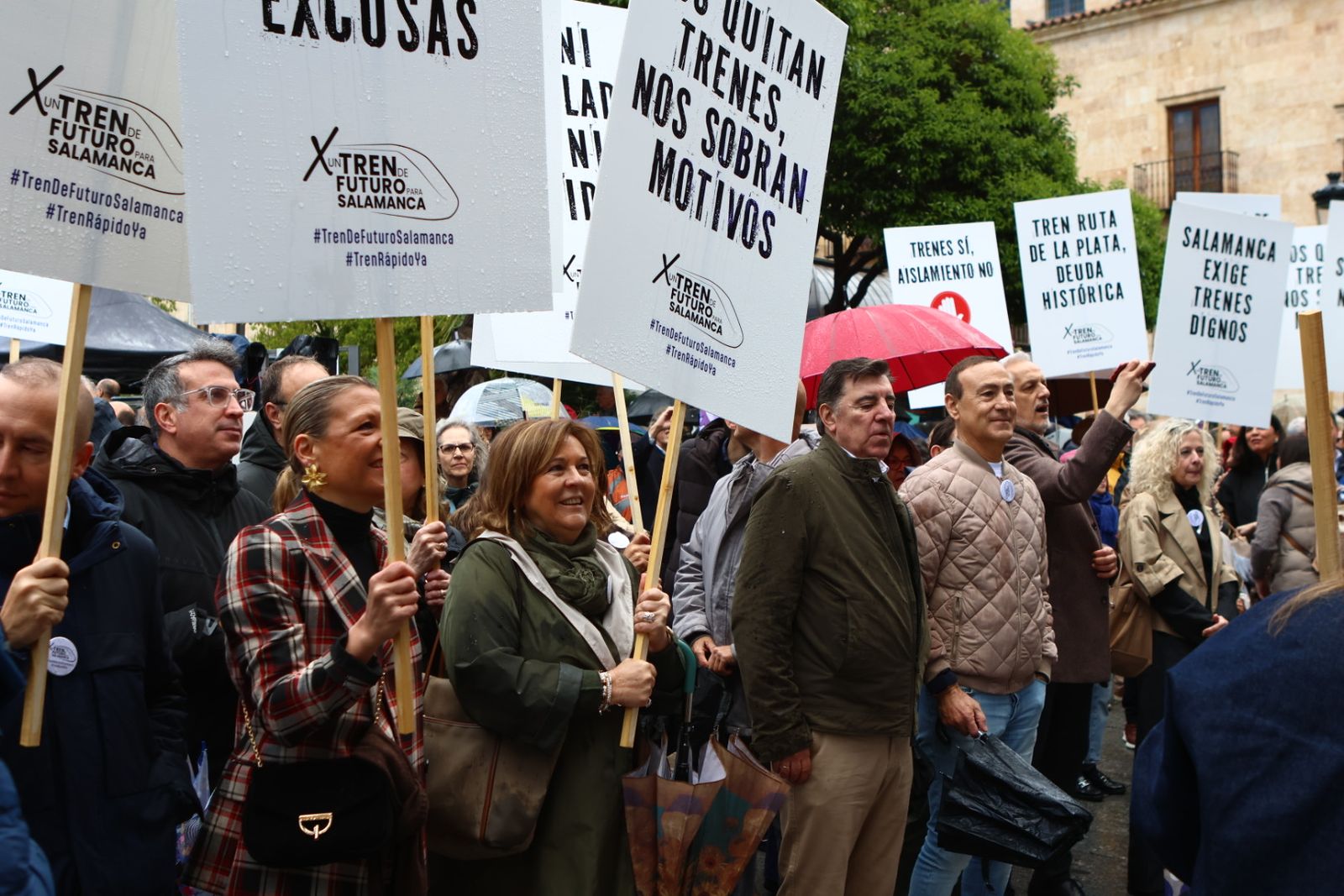 Protesta del 10 de mayo por unas mejores conexiones ferroviarias en Salamanca