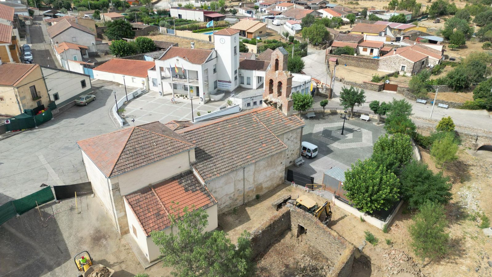 Villa romana de Saelices el Chico inicio obras