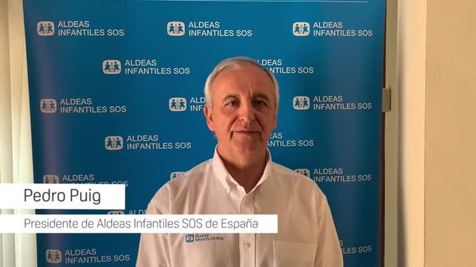 Palabras  presidente  de Aldeas Infantiles SOS de España