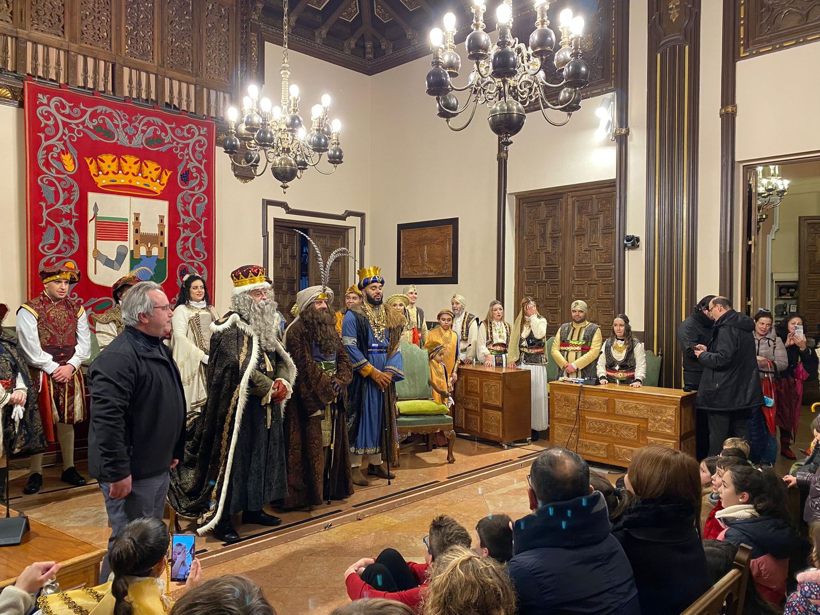 Los Reyes Magos, en el Ayuntamiento de Zamora