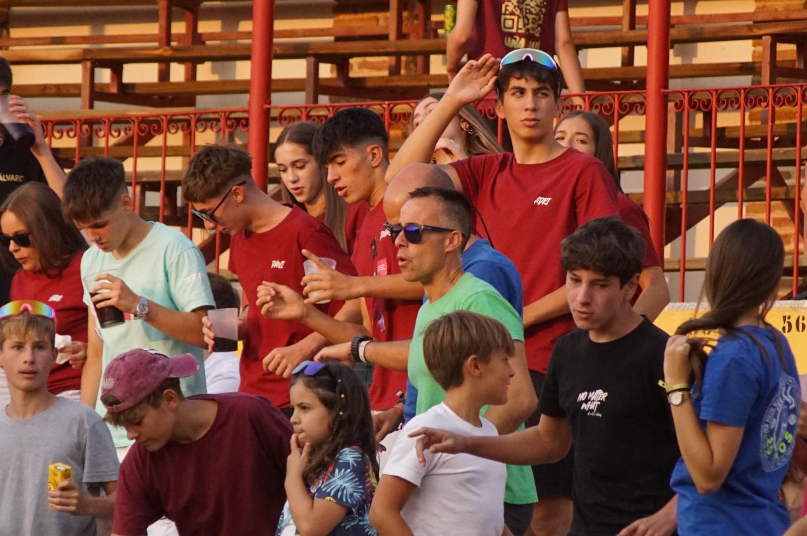 Gran ambiente en los cortes y la suelta de vaquillas de Peñaranda