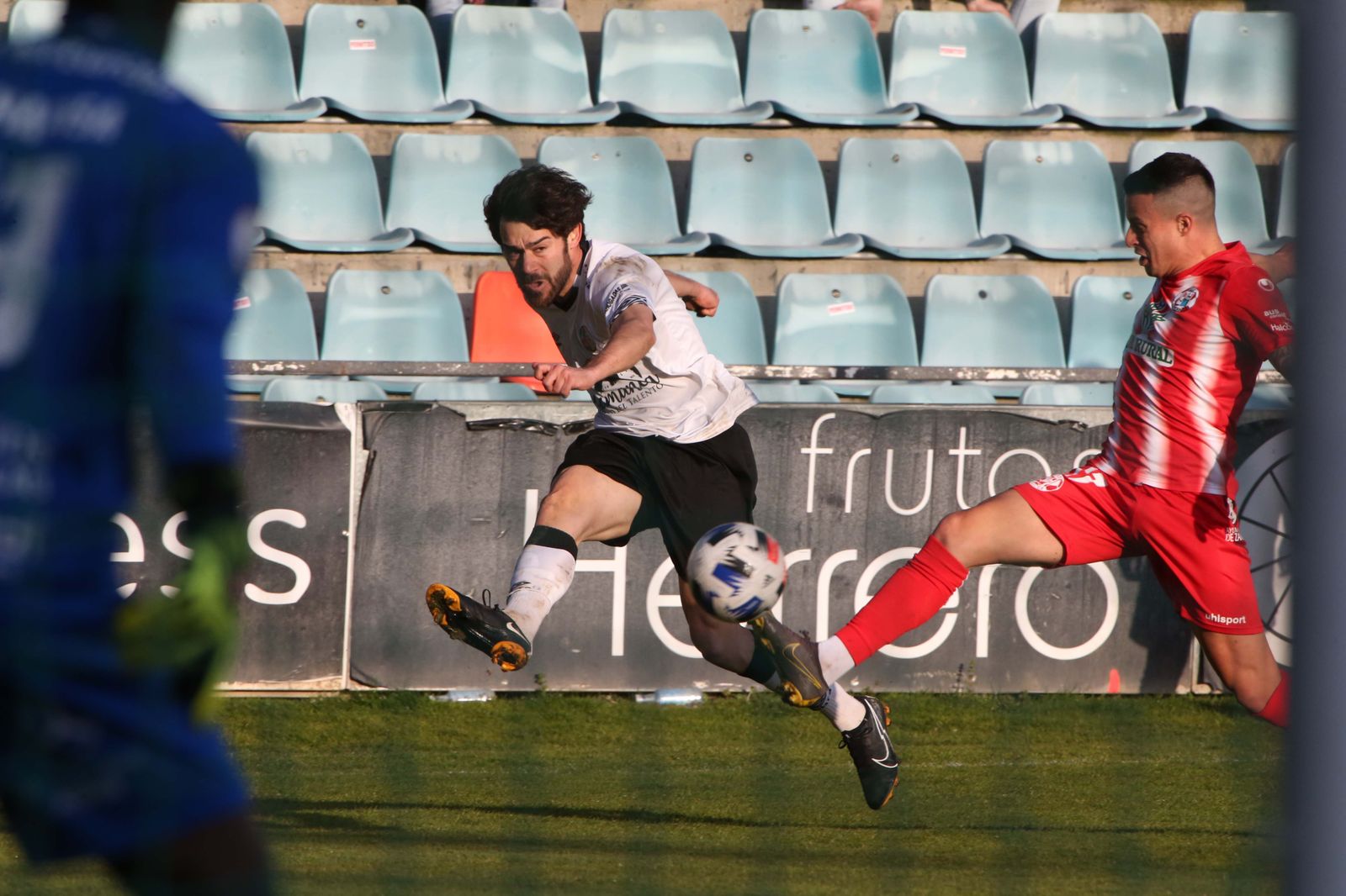 Javi Navas, durante su primera etapa en el Salamanca CF UDS.