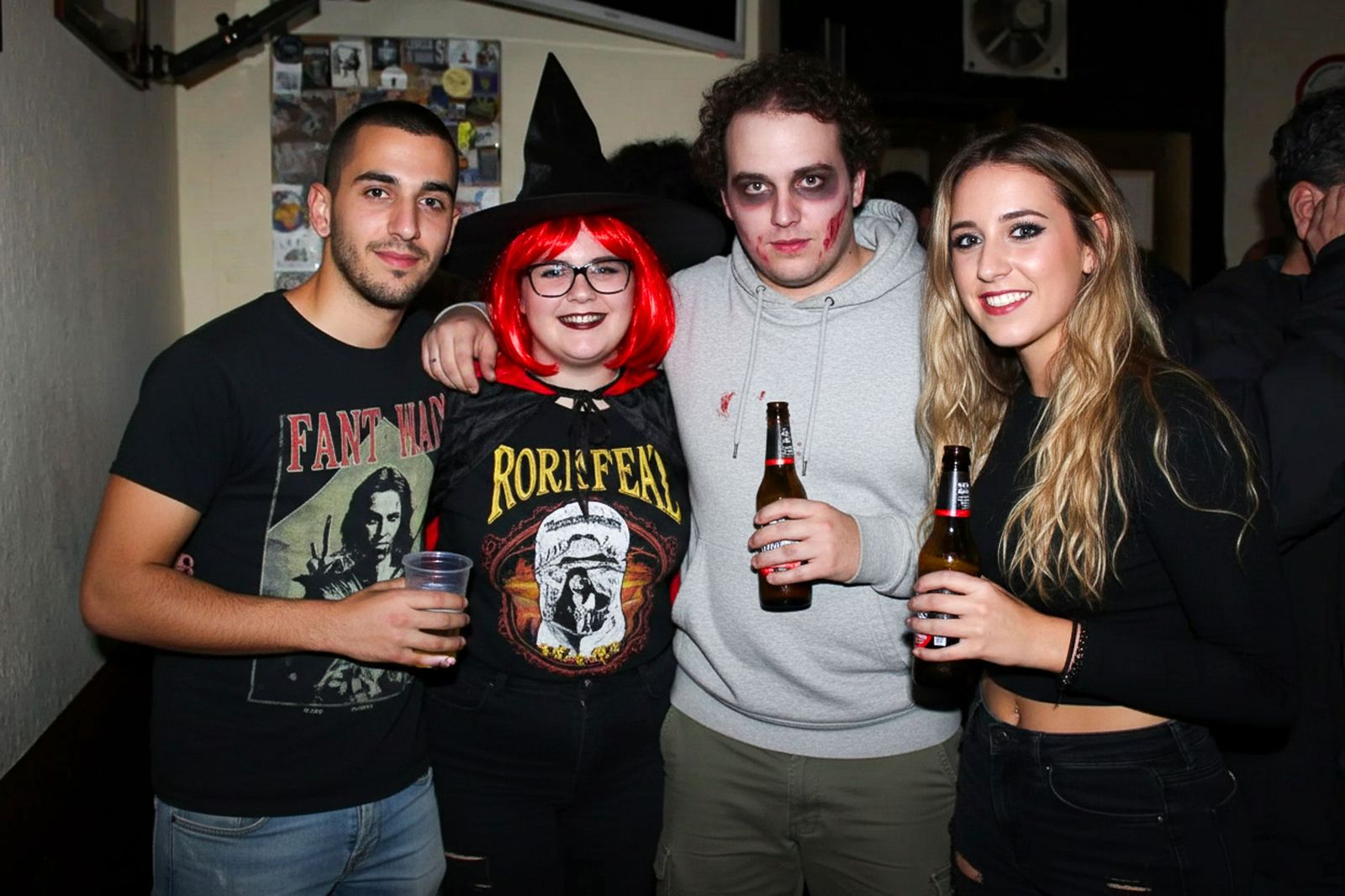 Salamanca de noche, viernes 31 de octubre