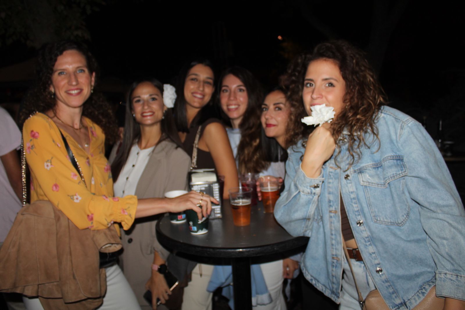 Ambiente en la Feria de Día en la tarde de este sábado