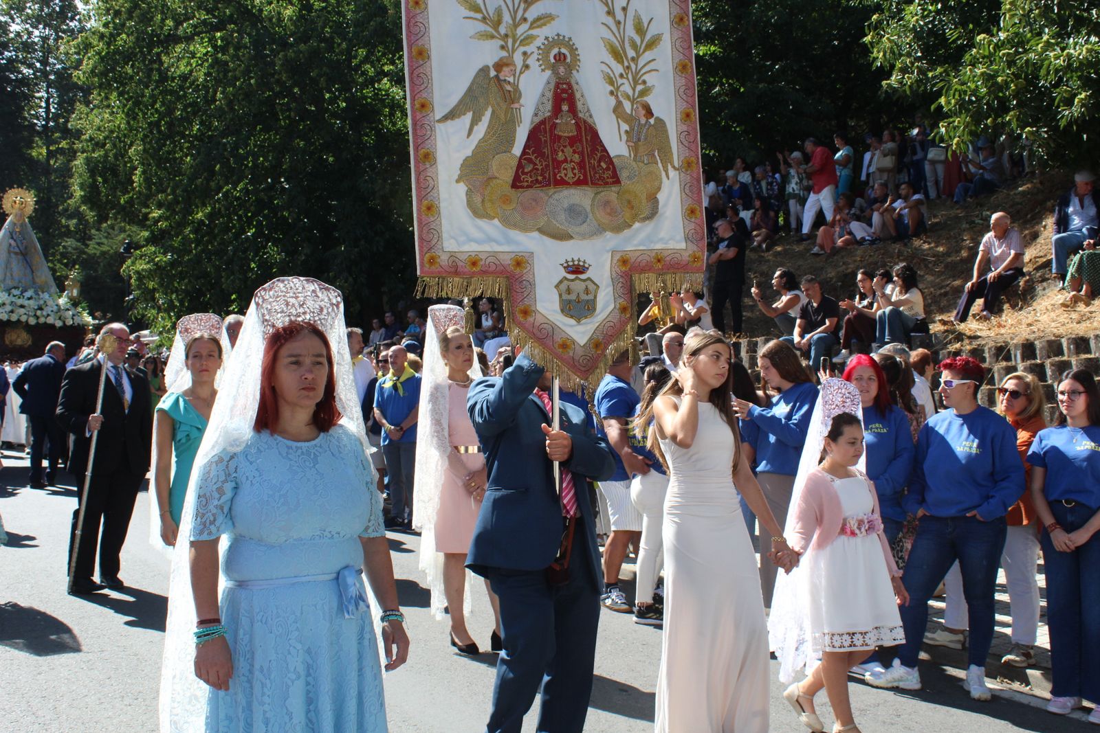 Béjar, misa y procesión en el santuario de Nuestra Señora del Castañar