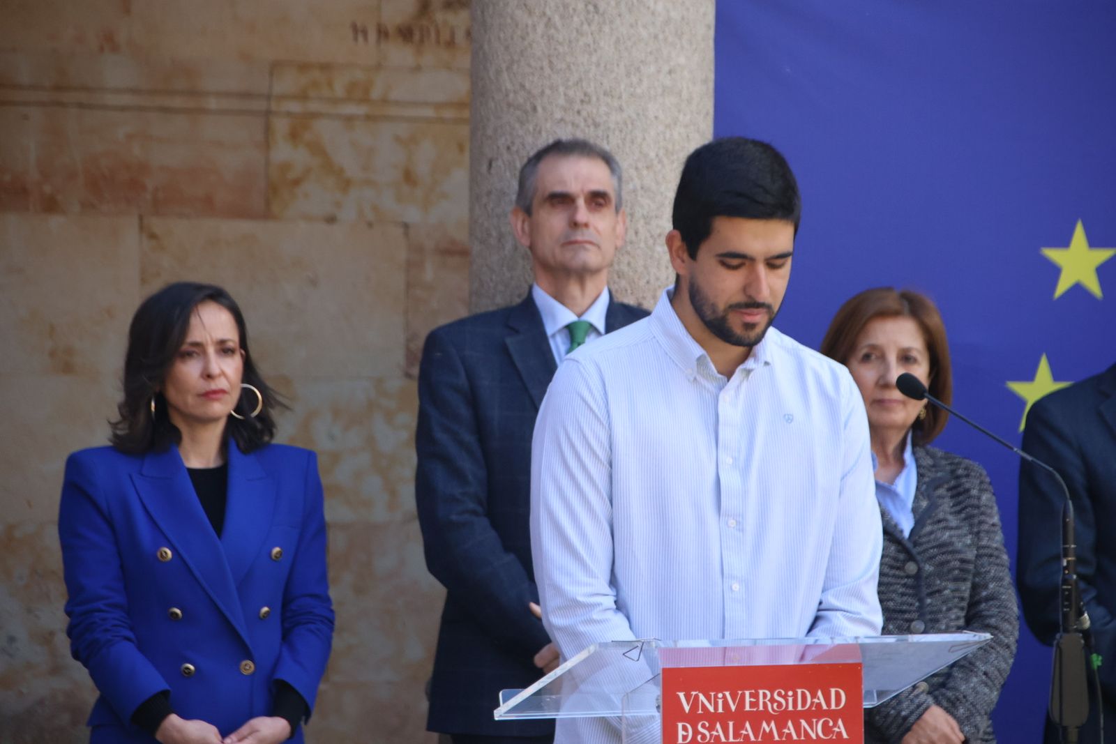 Ceremonia de Izado de la bandera europea por el Día de Europa