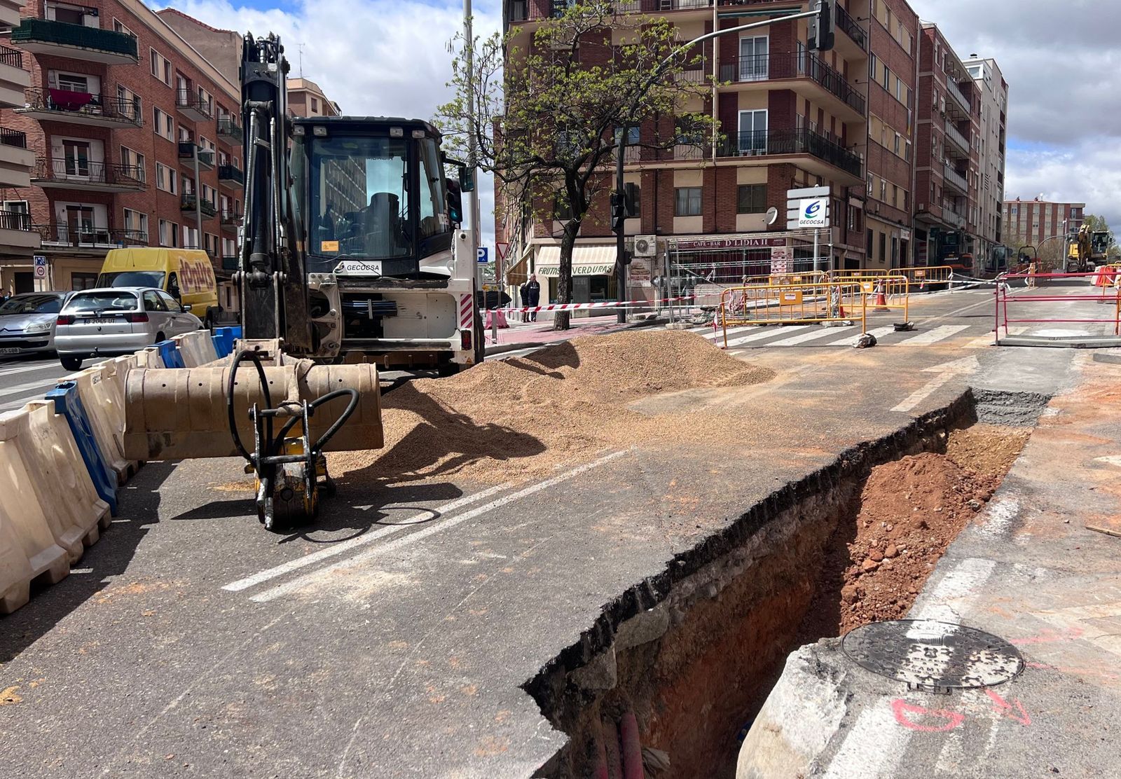 Cortes de tráfico carretera de Ledesma