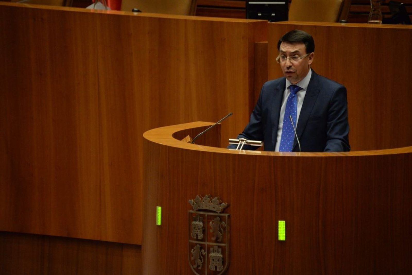 Fernando Pablos en las Cortes de Castilla y León