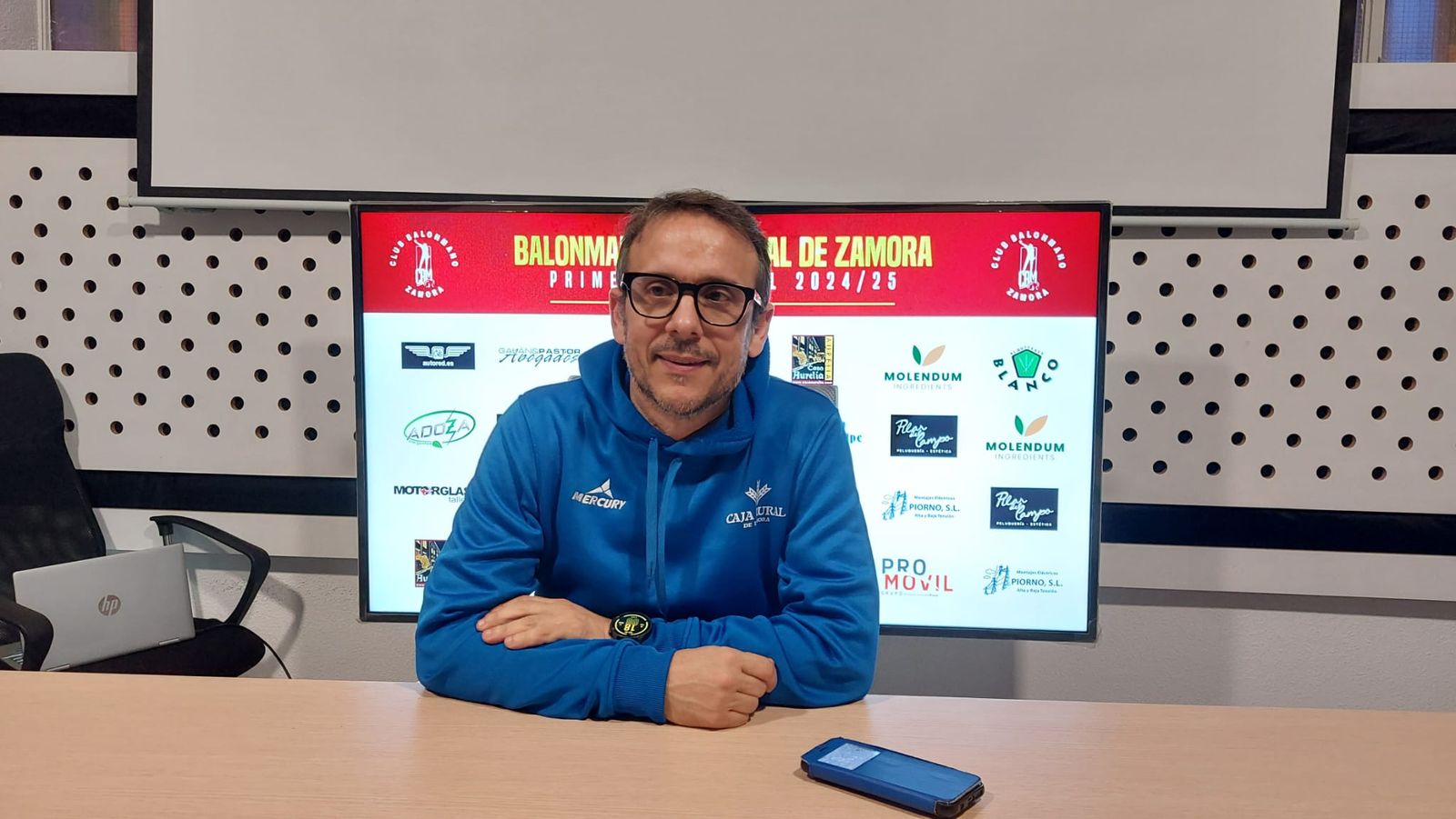 Félix Mojón, en rueda de prensa.