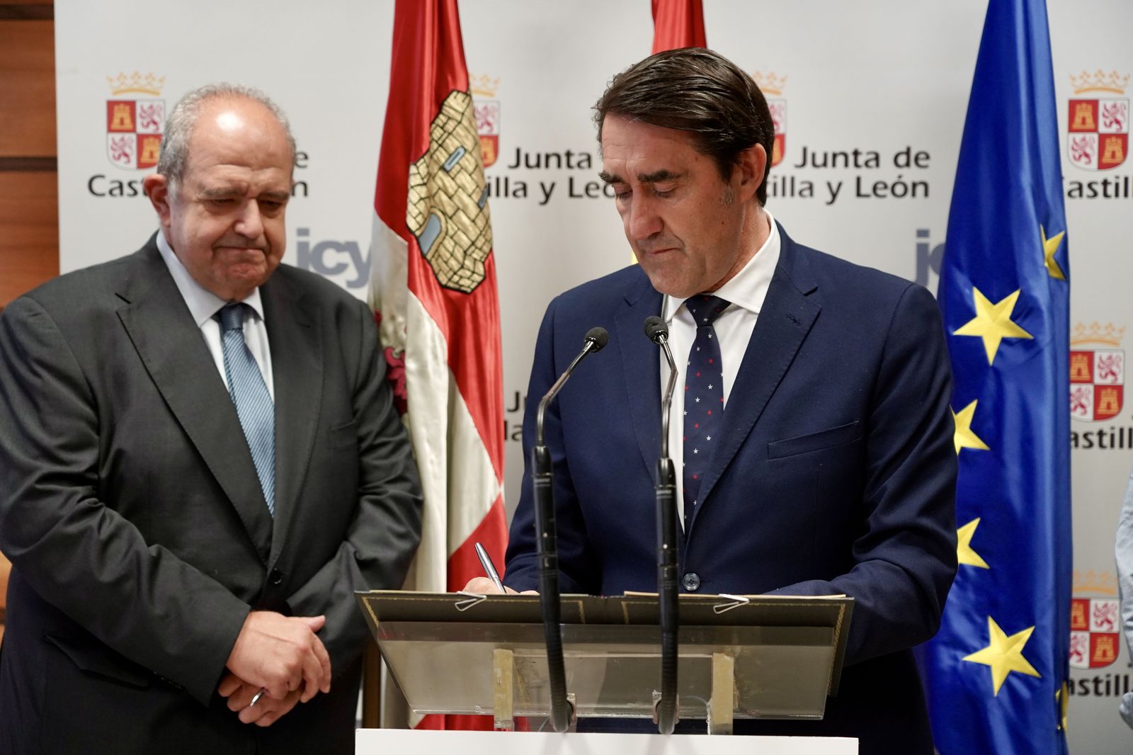 Quiñones firma un convenio sobre especies amenazadas con la UPM - Eduardo Margareto (ICAL)