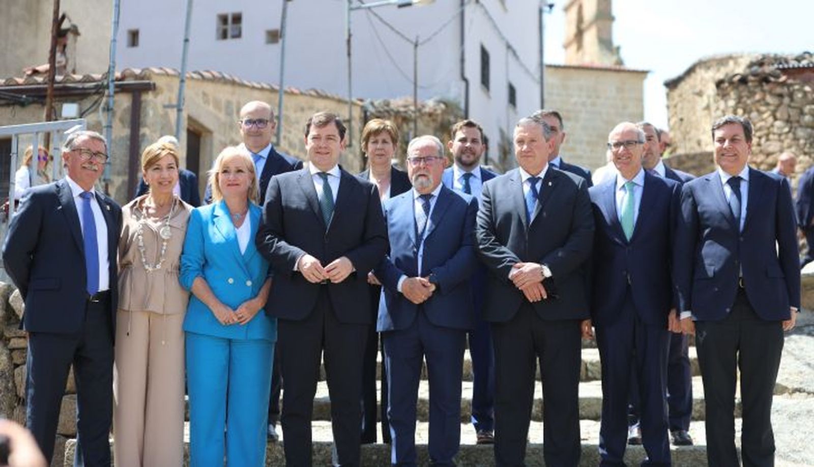 El presidente de la Junta de Castilla y León, Alfonso Fernández Mañueco, presenta el Plan Socioeconómico de La Raya. L Leal / ICAL