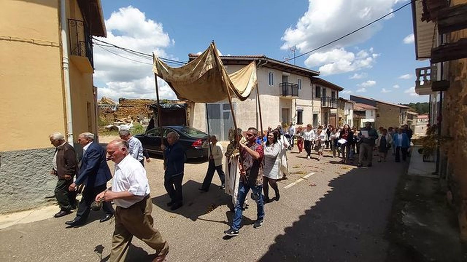 Imagen de la procesión. Fiestas Peque Zamora
