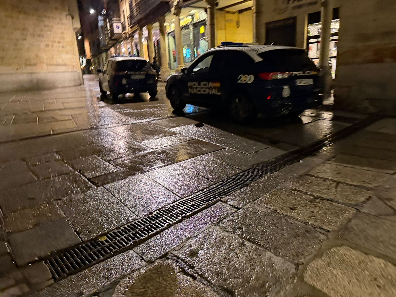Policía Nacional Plaza Mayor. Foto de archivo