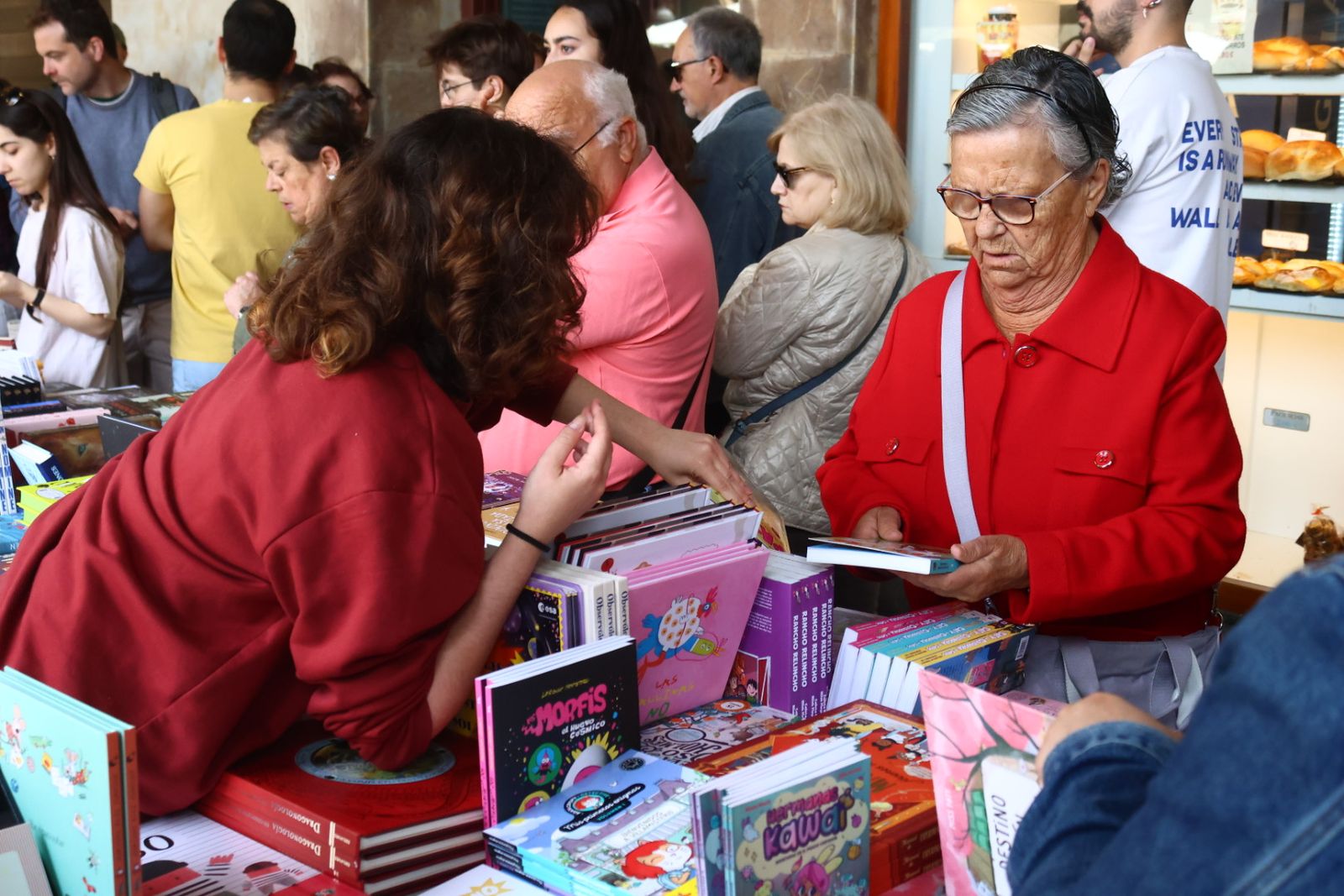 Día del Libro en la Plaza Mayor de Salamanca