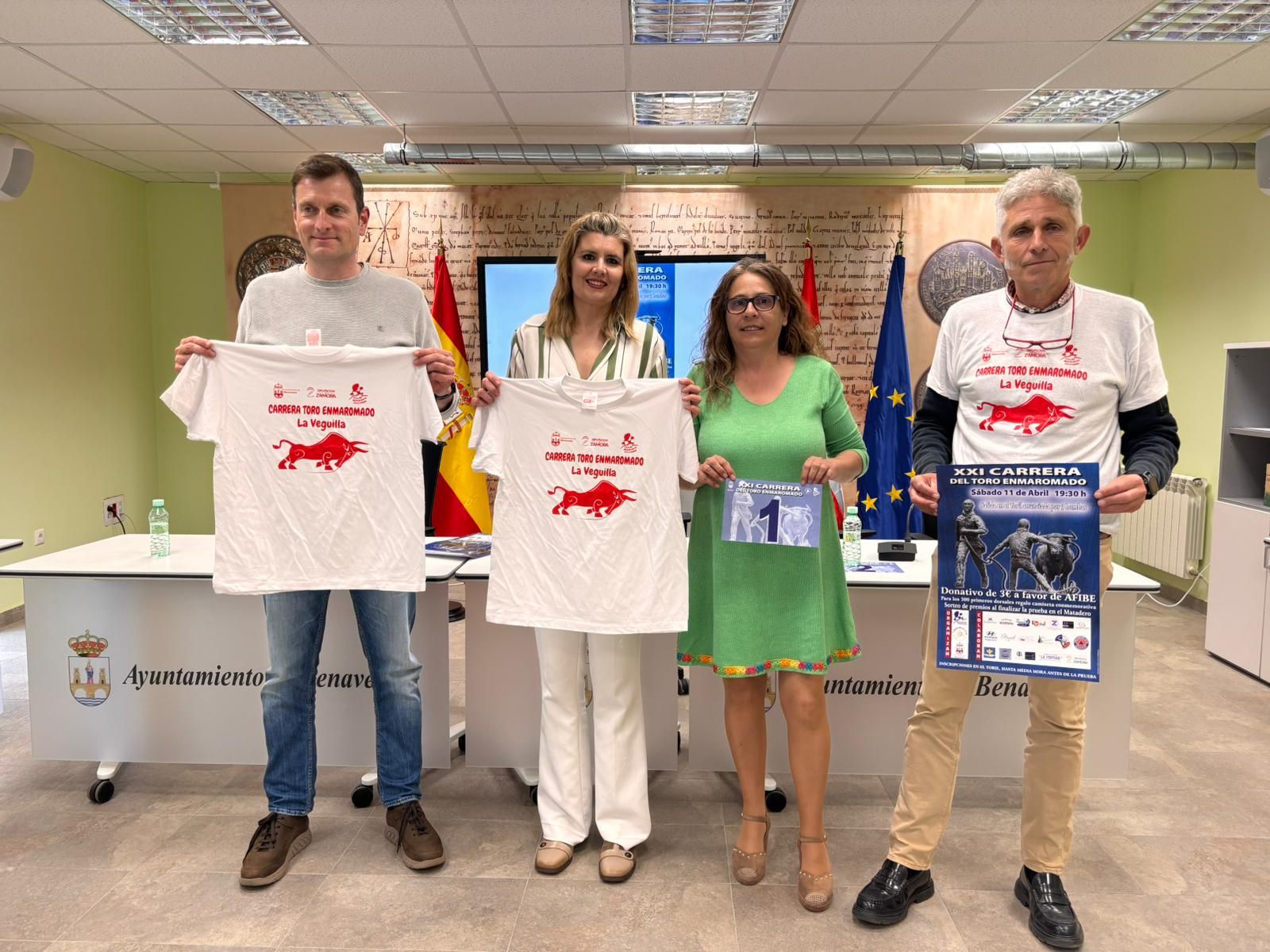 Presentación de la carrera popular del Toro Enmaromado de Benavente