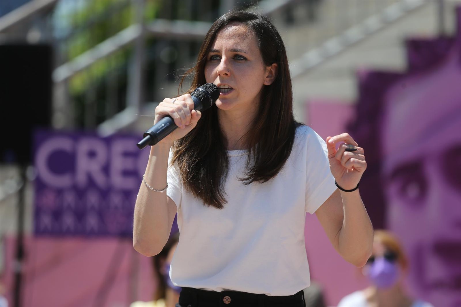 La ministra de Derechos Sociales y líder de Podemos, Ione Belarra