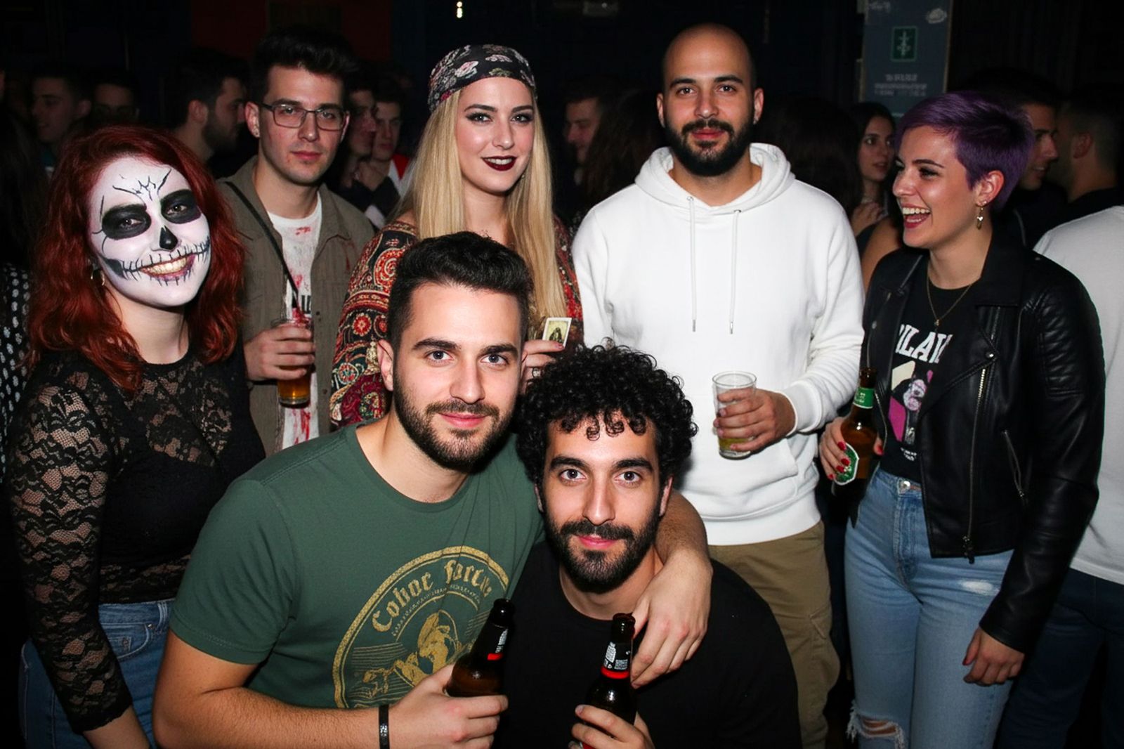 Salamanca de noche, viernes 31 de octubre