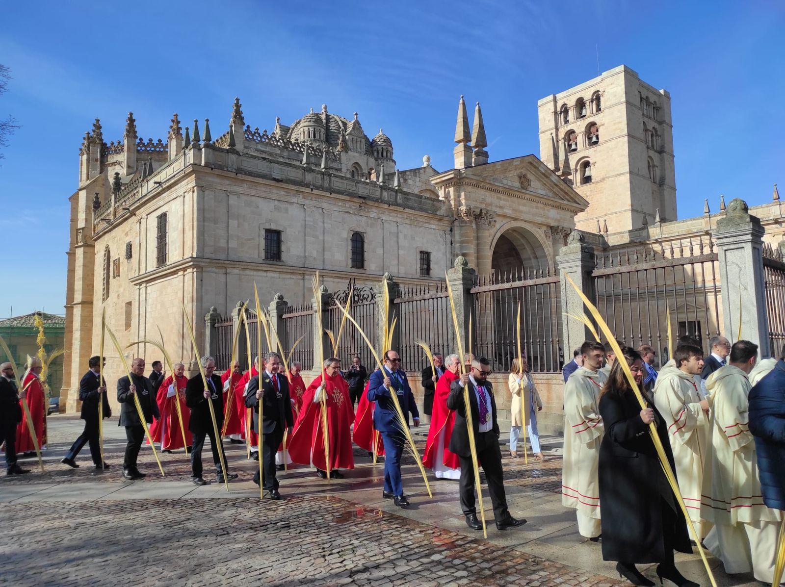 Procesión bendición de palmas