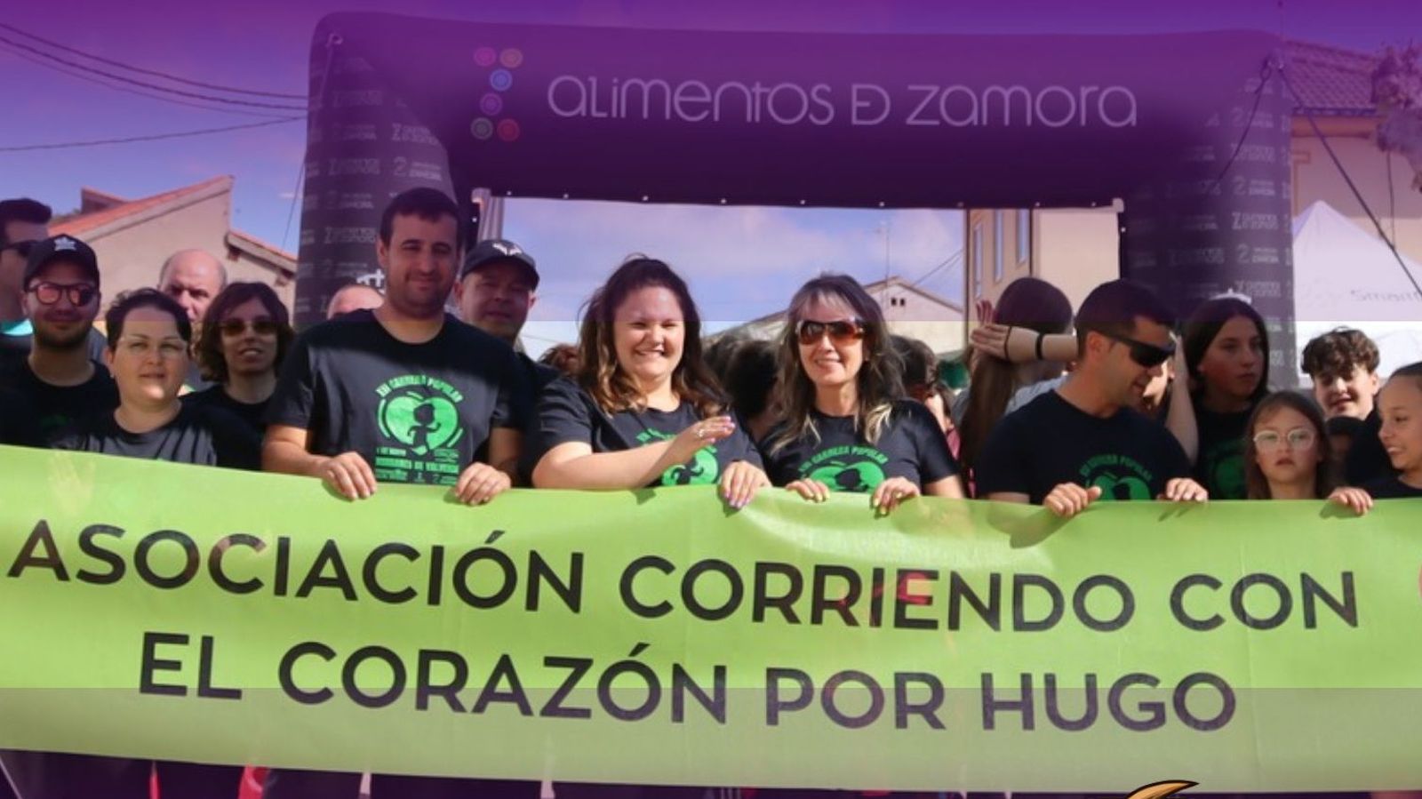 Imagen de una edición pasada de la Carrera Popular de Burganes de Valverde