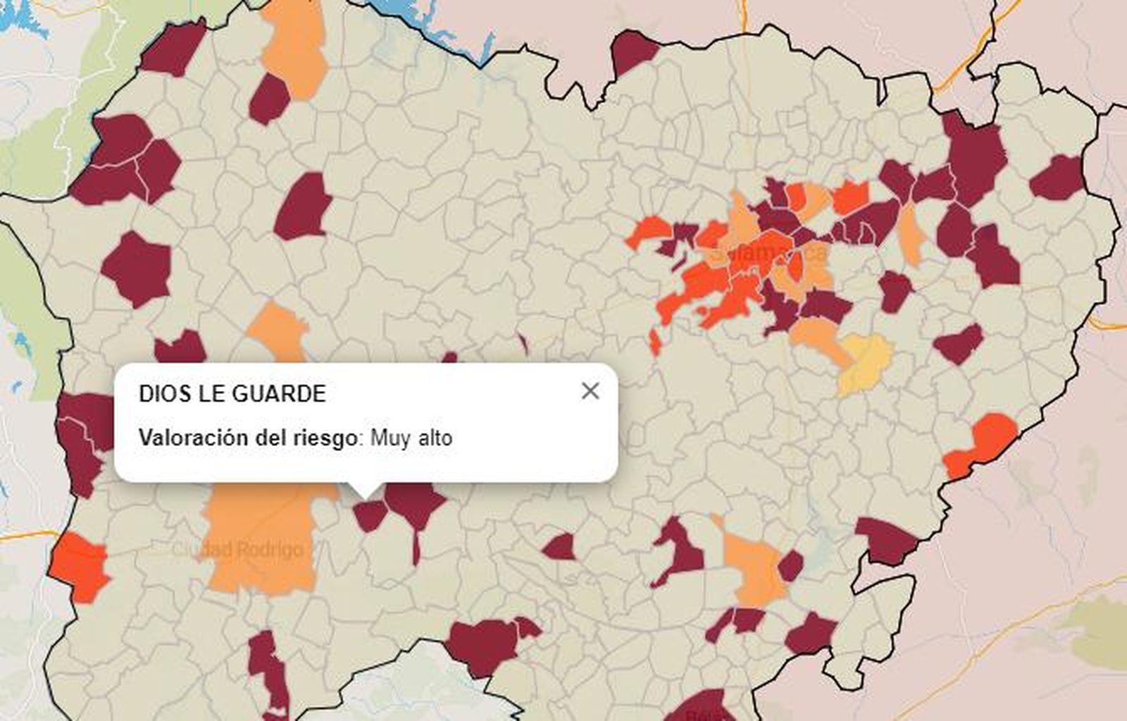 Brote de COVID en Dios le Guarde con 11 vecinos contagiados, ninguno hospitalizado